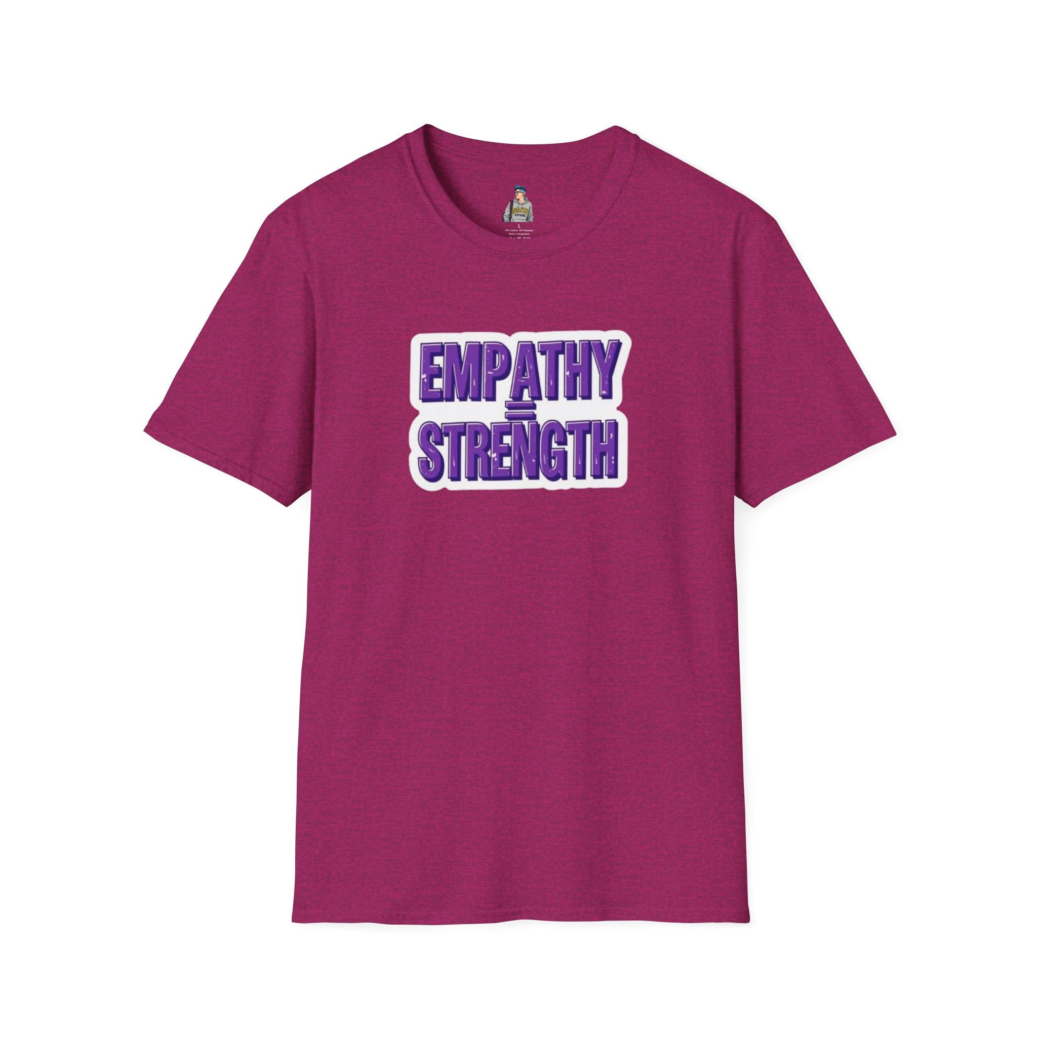 Empathy Equals Strength Unisex Softstyle T-Shirt - Inspirational Apparel for Everyday Comfort