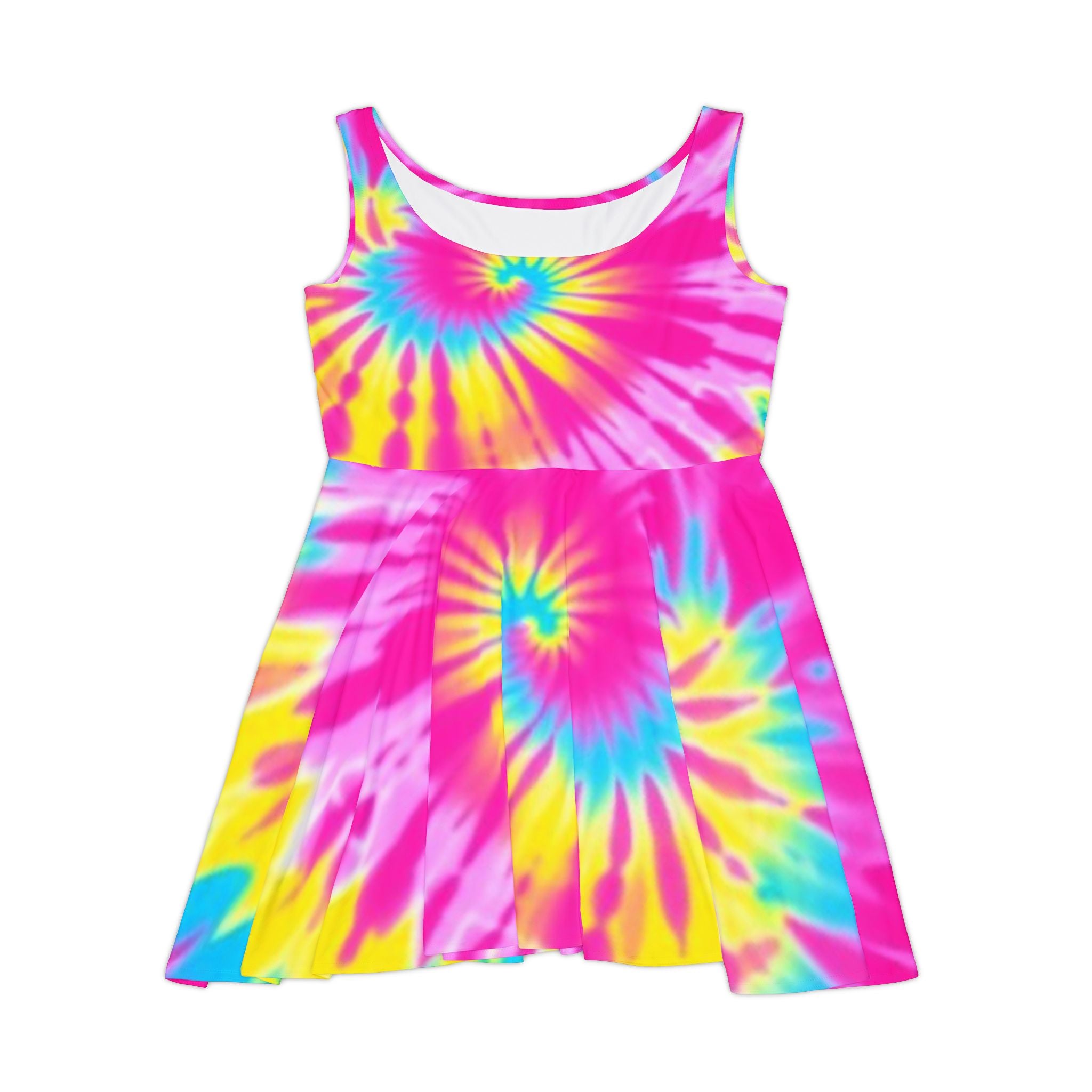 Copy of Tie-Dye Skater Dress - Perfect for Summer Outings & Festivals