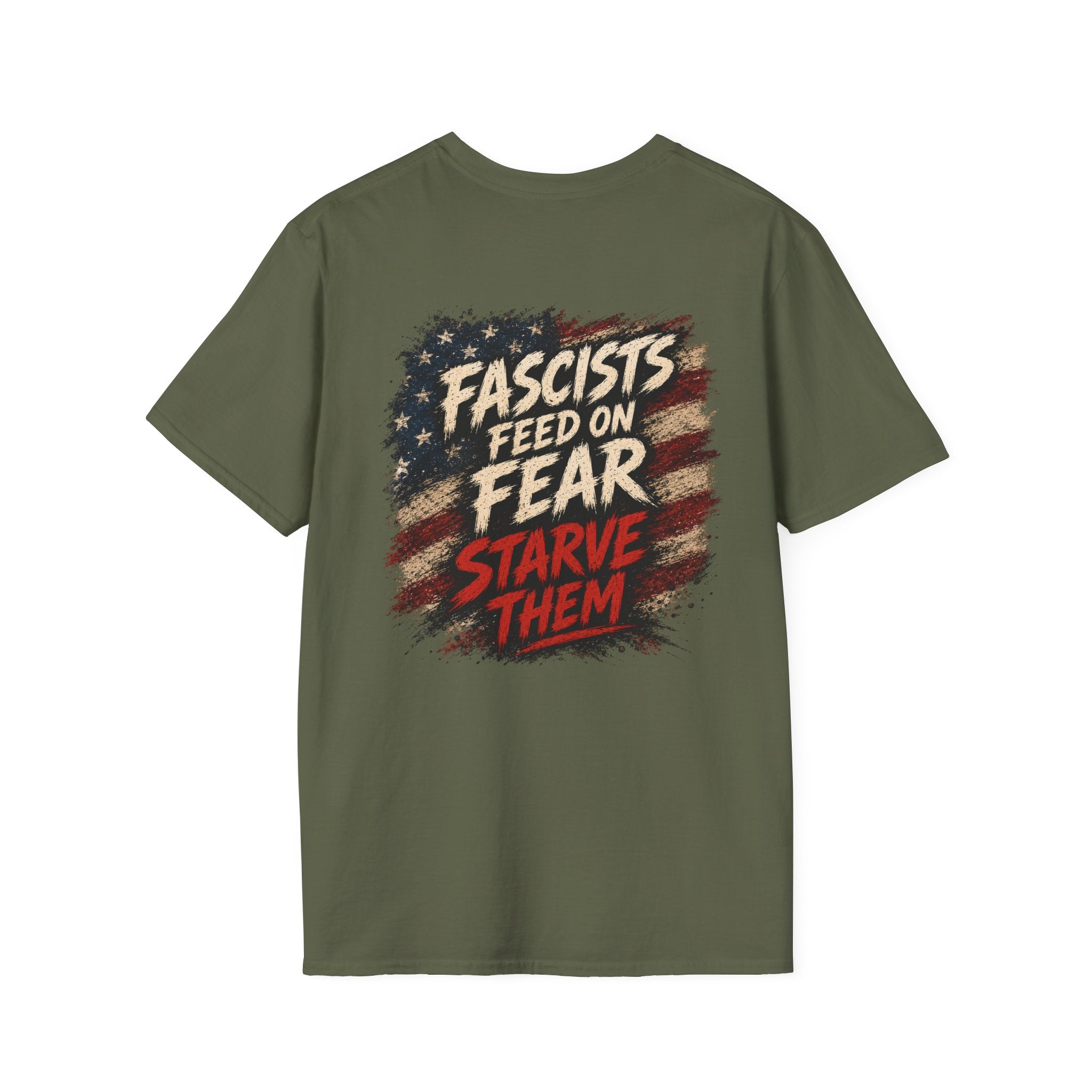 Patriots Don’t Stand For This T-Shirt — Statue of Liberty & Distressed Flag Graphic