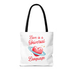 Love is a Universal Language Design - Tote Bag