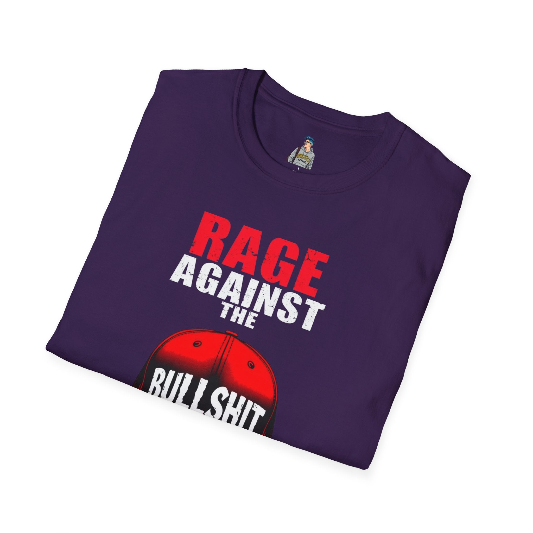 Unisex Softstyle T-Shirt - "Rage Against the BS" Graphic Tee