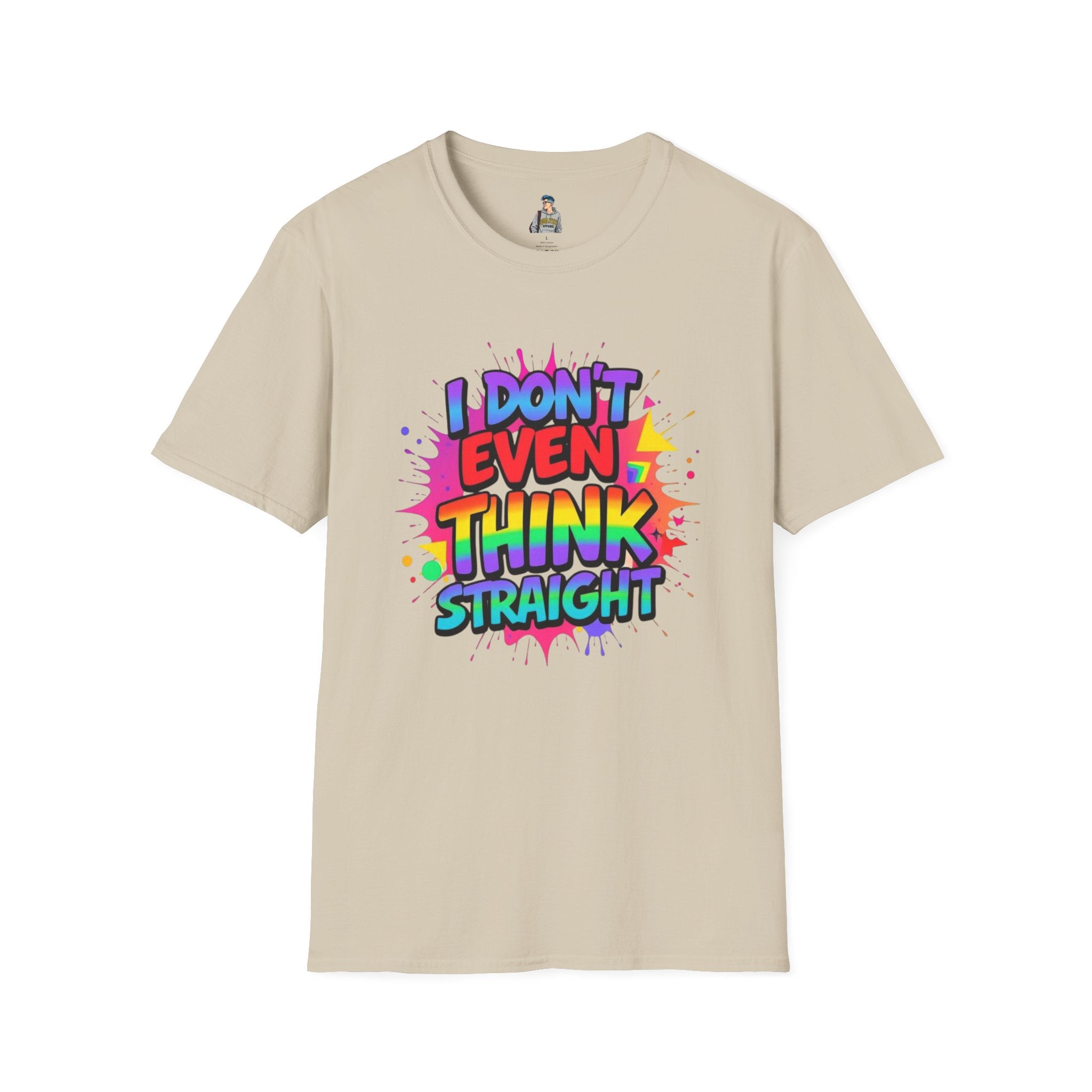 Colorful Humor T-Shirt, Pride Apparel, Gift for Friends, Casual Wear, Fun Statement Tee