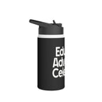 Teaching While Queer Stainless Steel Water Bottle - Perfect for Educators and Allies
