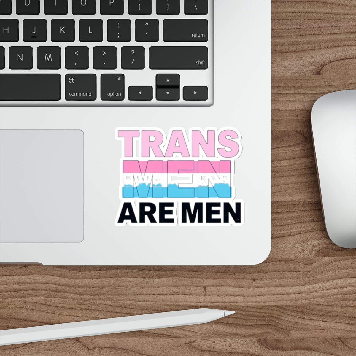 Die-Cut Stickers - TRANS MEN ARE MEN