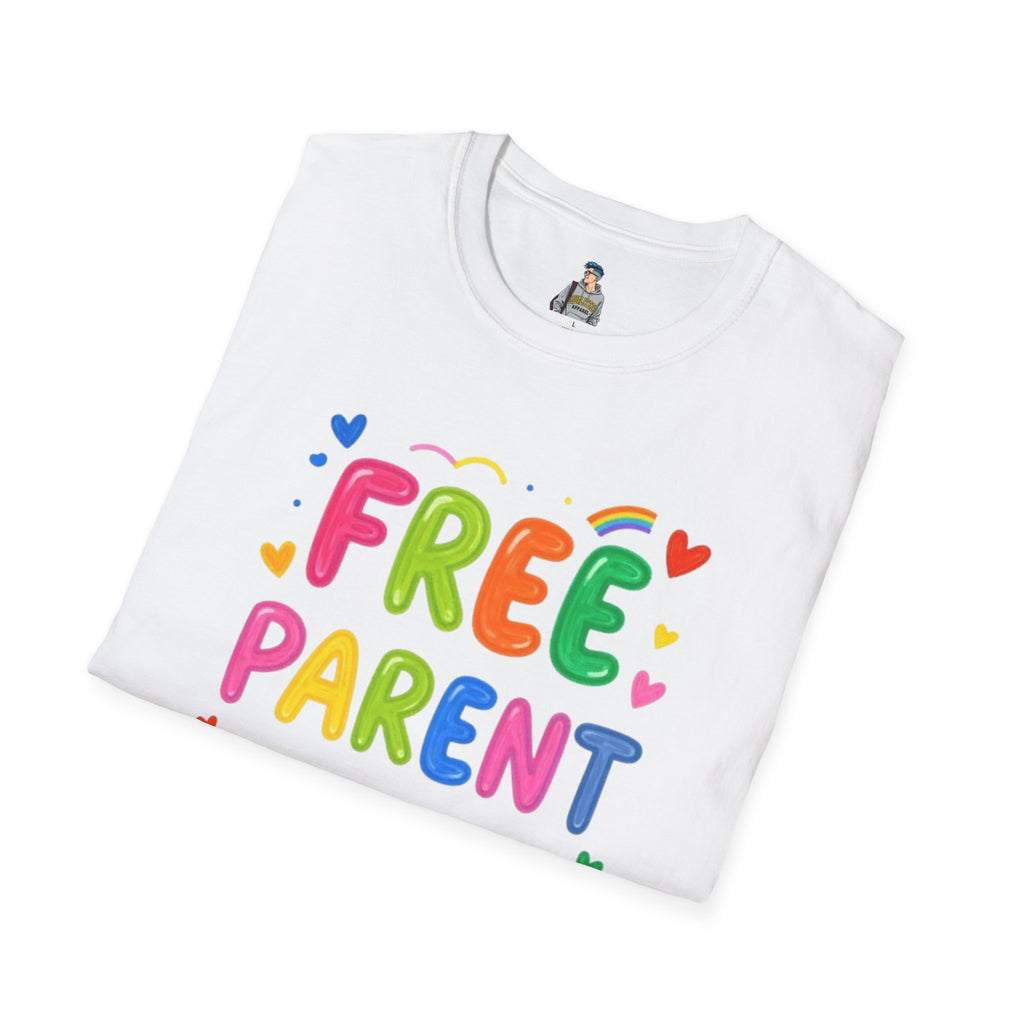 Free Parent Hugs T-Shirt — Colorful Affirming Pride