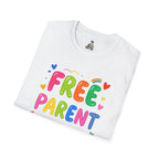 Free Parent Hugs T-Shirt — Colorful Affirming Pride