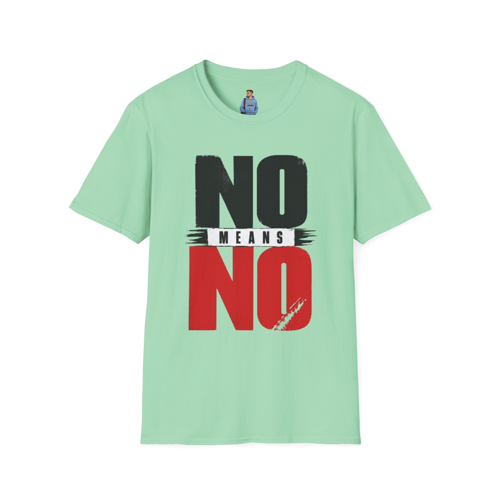 NO Means NO T-Shirt — Consent Awareness Graphic Tee