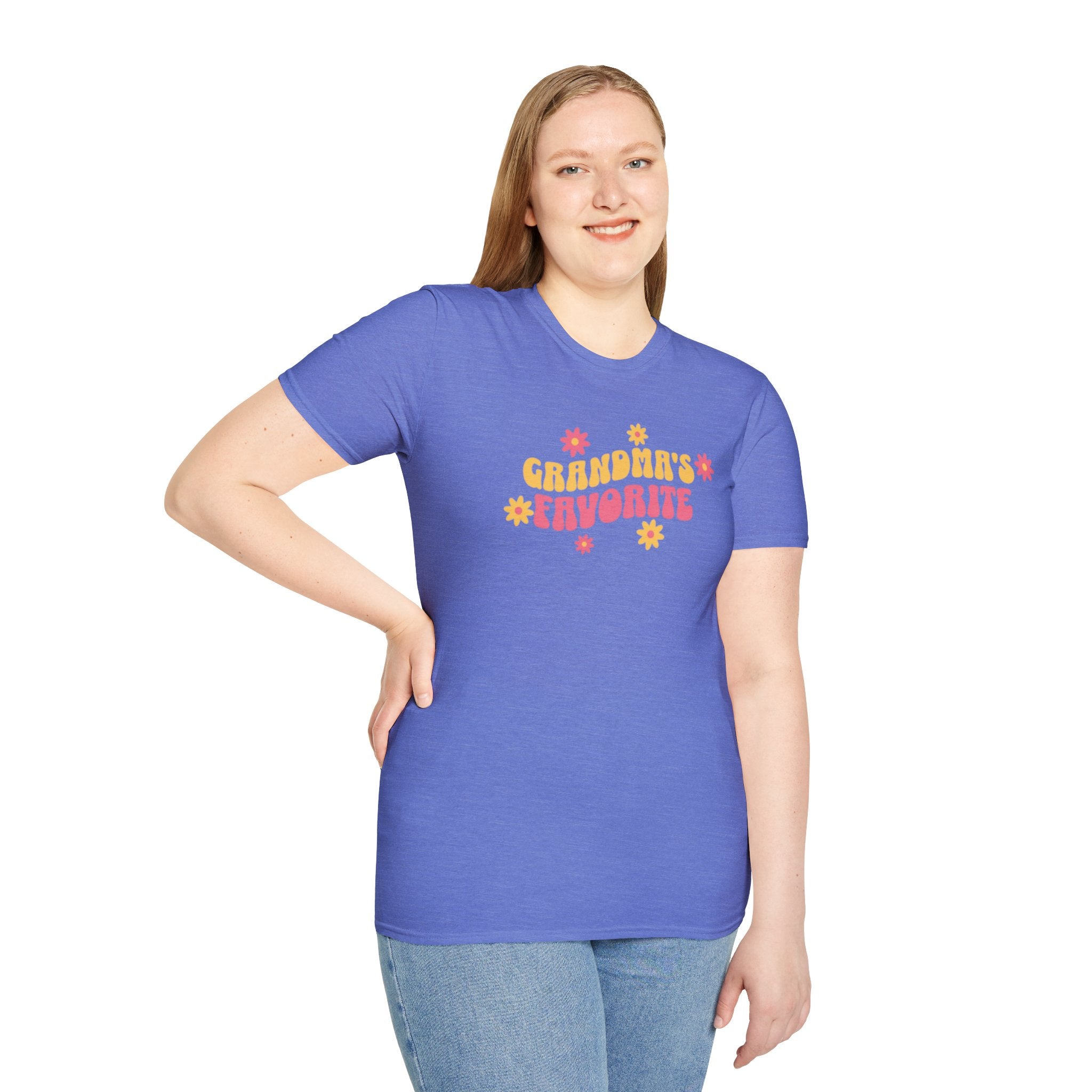 Grandma's Favorite Unisex Softstyle T-Shirt - EqualiTees.Me