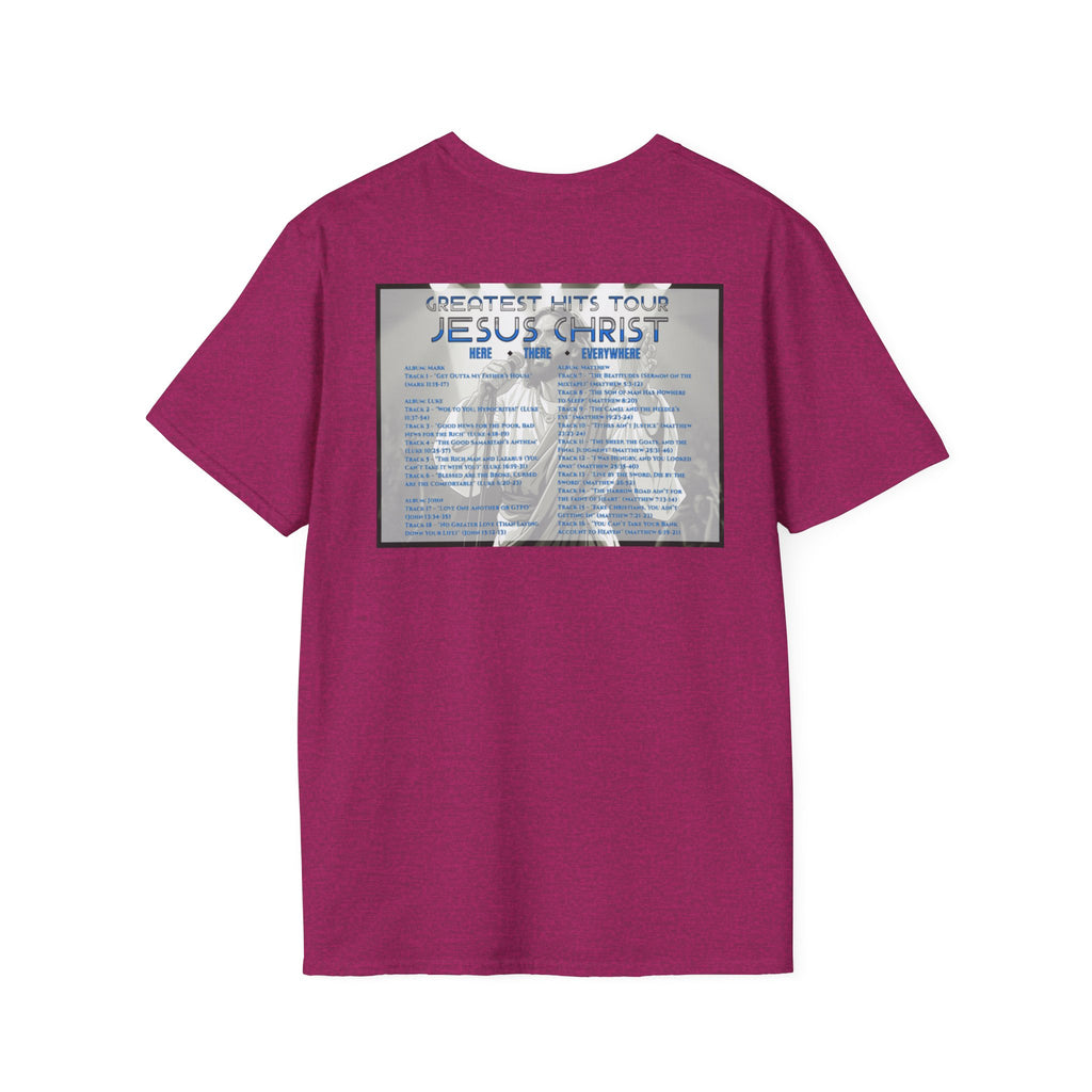 Unisex Softstyle T-Shirt - Jesus Christ Greatest Hits Tour Tee