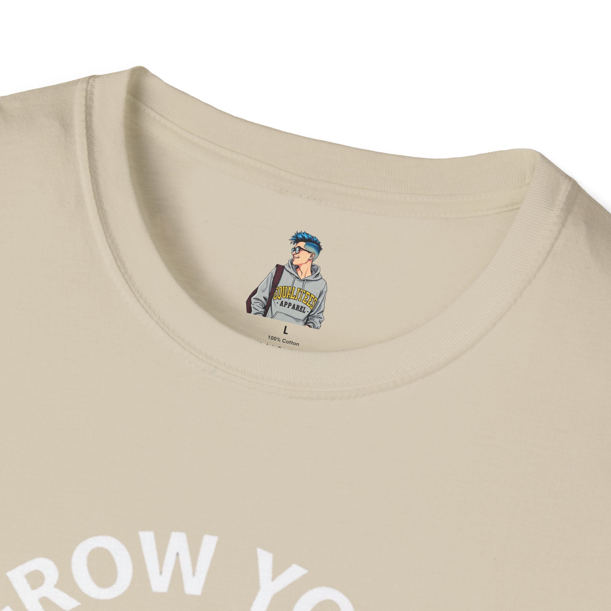 Grow Your Own Way Trans Pride Unisex T-Shirt - Floral Design for Garden Lovers