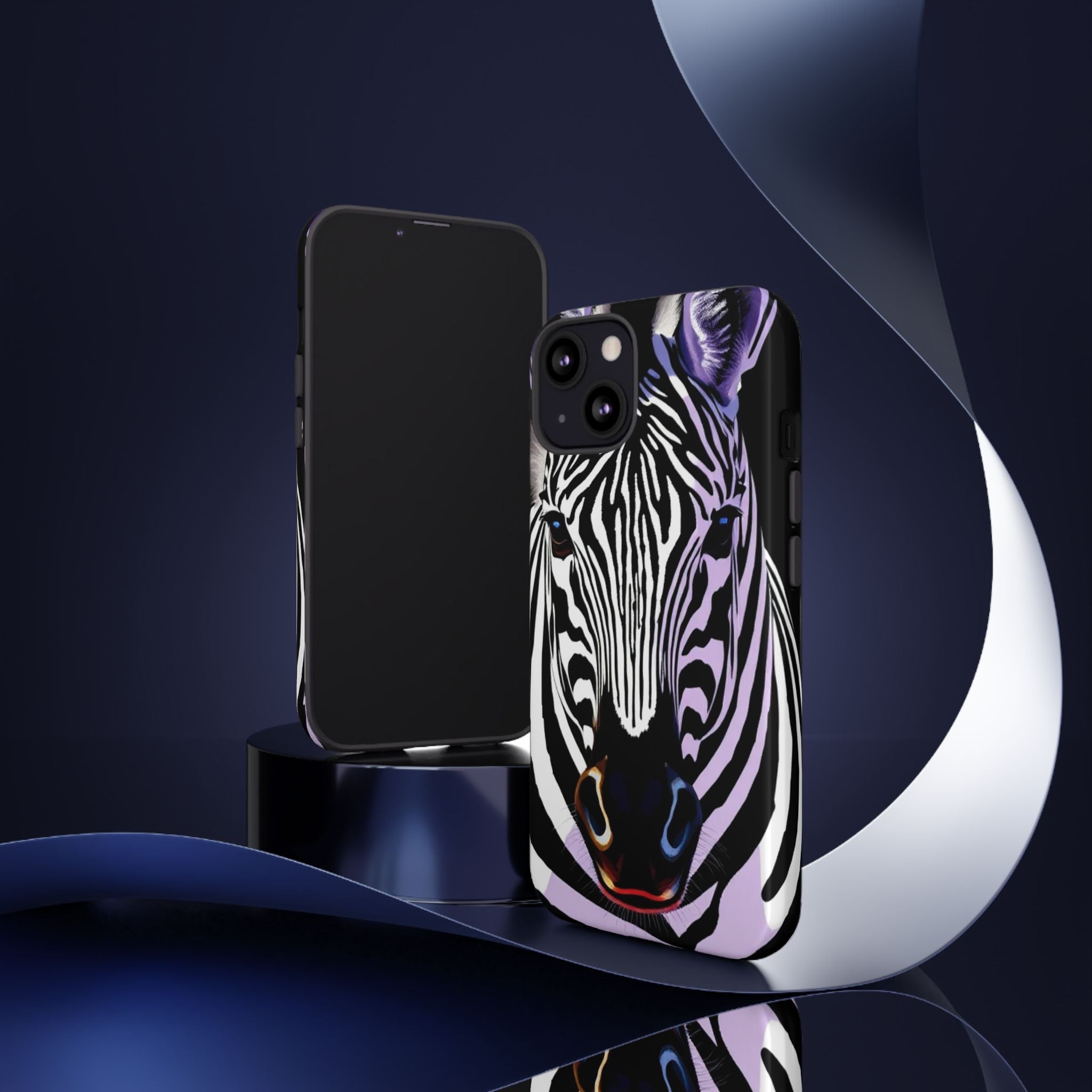 Android OR iPhone Compatible Cases - Zebra Design - Unique Tough Cases