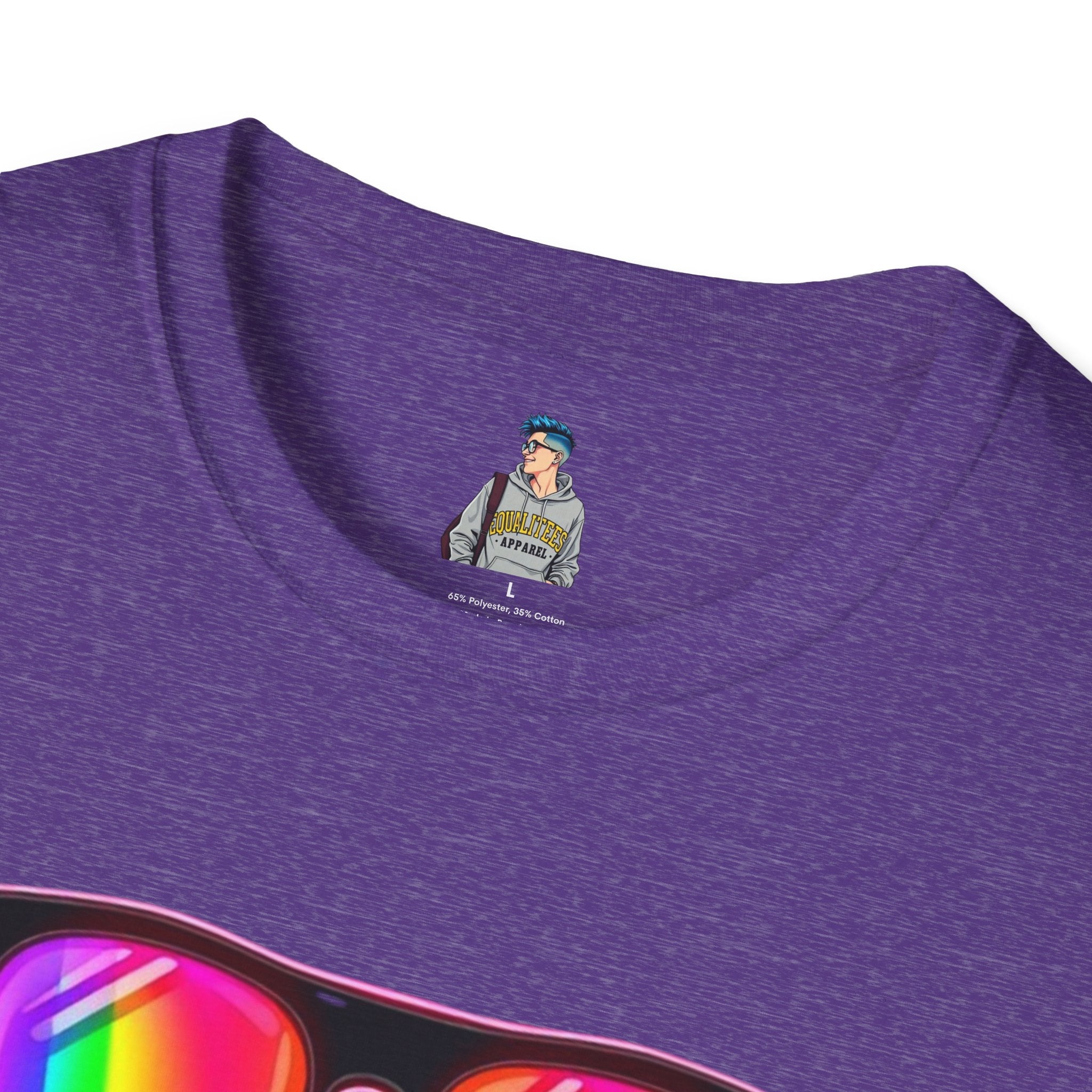 Rainbow Sunglasses Unisex t-shirt
