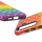 Rainbow Polka-Dot Tough Case for Android