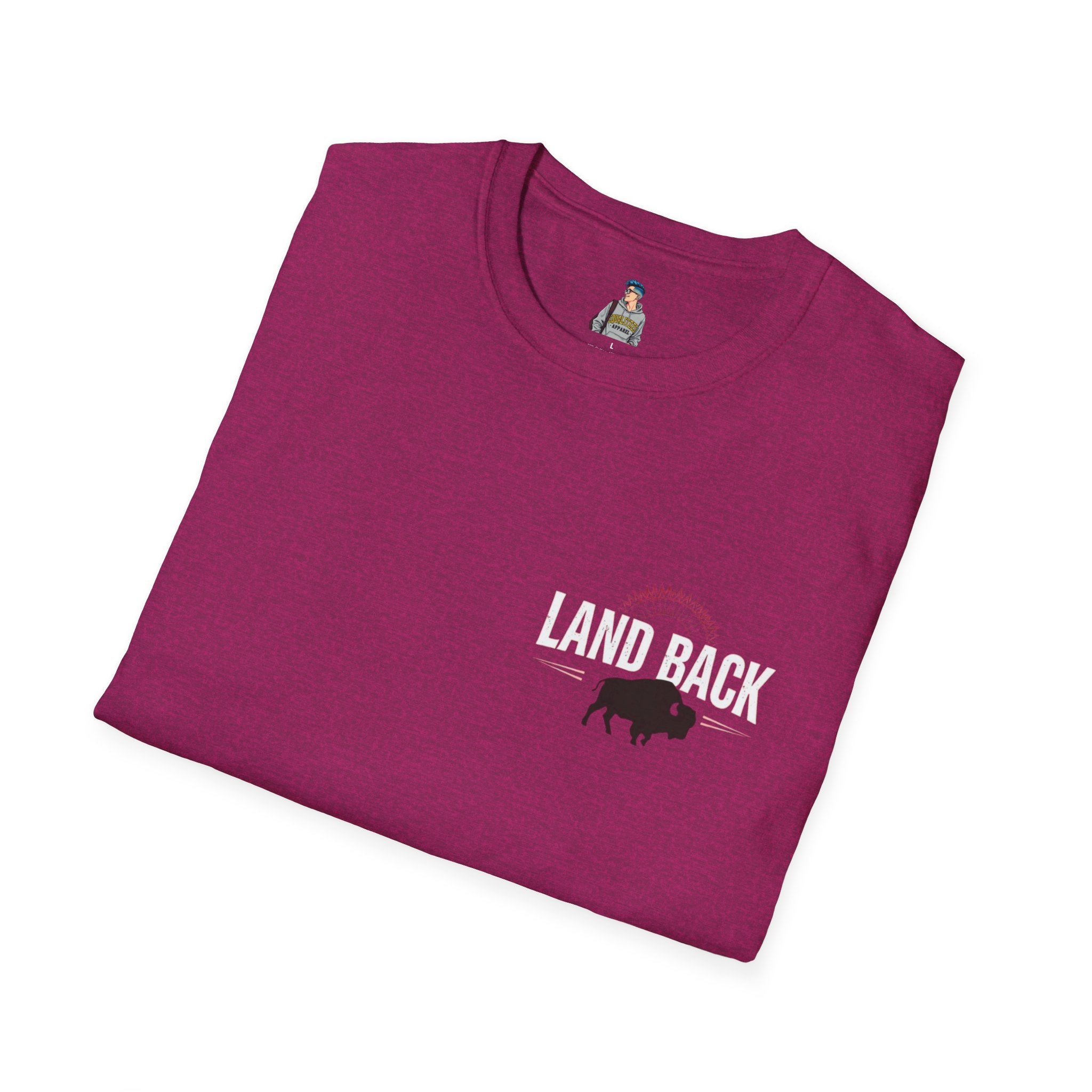 'Land Back' Unisex Softstyle T-shirt