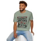 Juneteenth T-Shirt — "Happy Juneteenth" Floral Freedom Tee