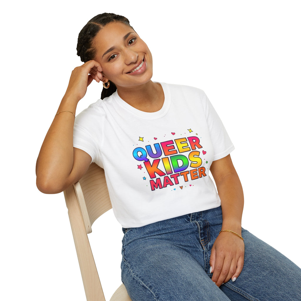 Colorful Queer Kids Matter Pride T-Shirt
