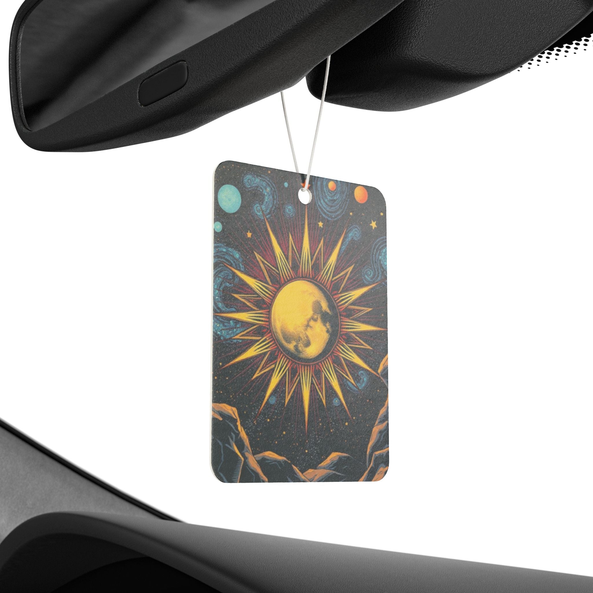 Sun and Moon Cosmic Car Air Freshener - Eclectic and Aromatic