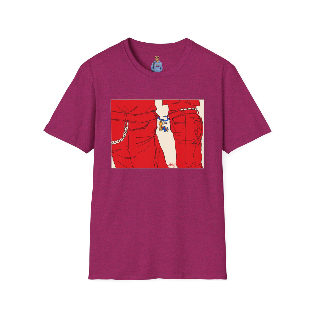 Red Jeans by Audrey Pride Tree Las Vegas T-Shirt
