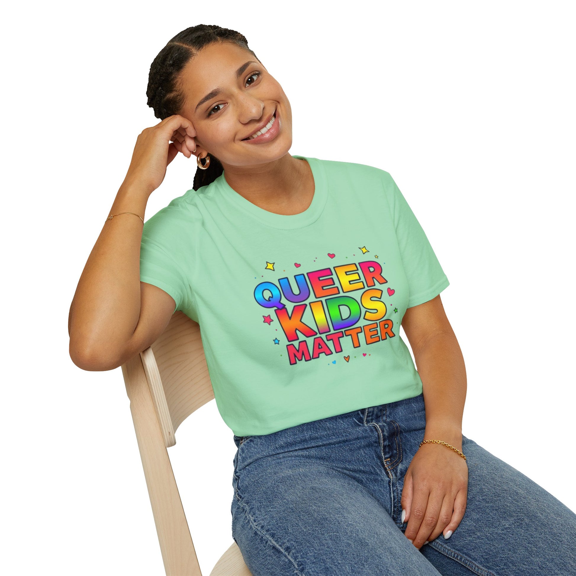 Colorful Queer Kids Matter Pride T-Shirt