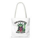Stay Hydrated, Resist Fascism Design - Tote Bag