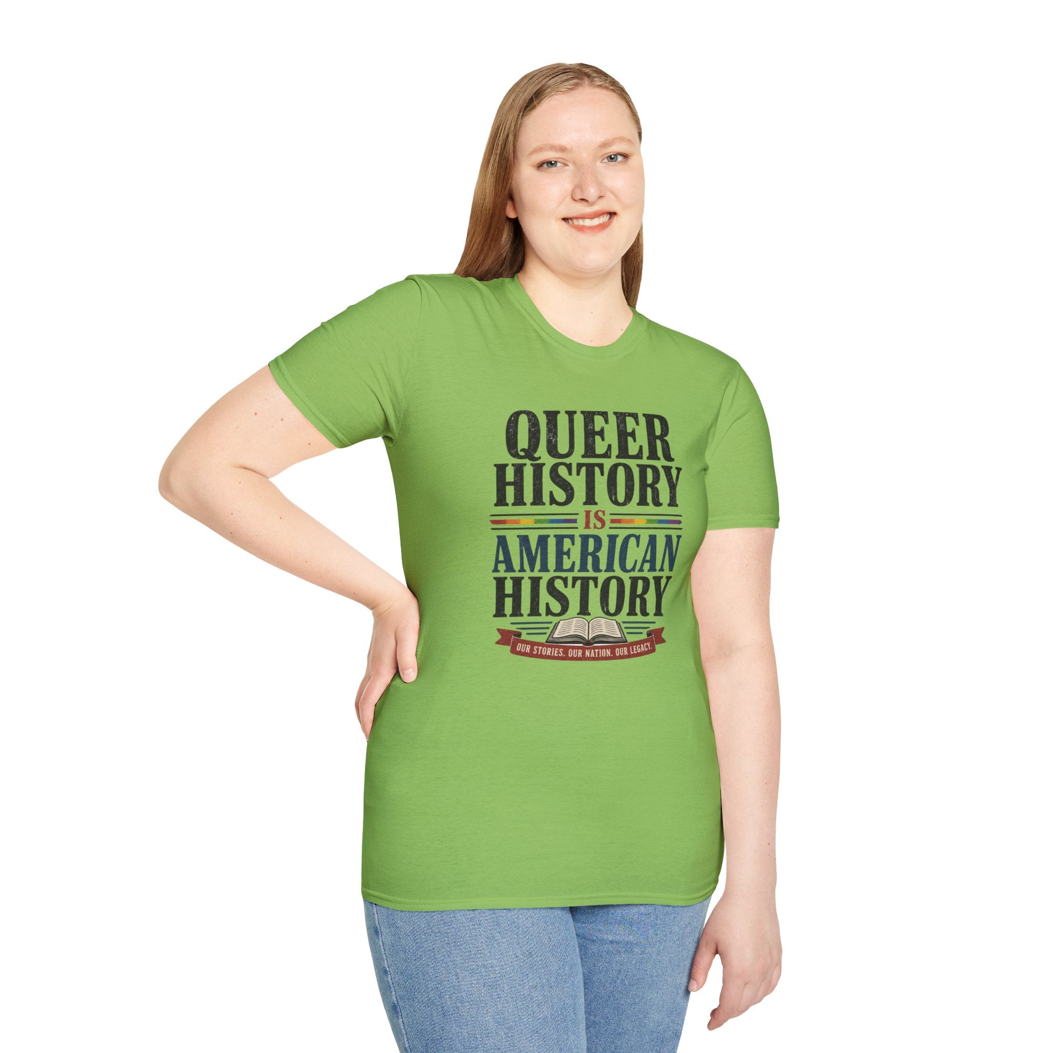 Queer History Is American — Graphic T-Shirt
