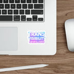 Die-Cut Stickers - TRANS VISIBILITY SAVES LIVES