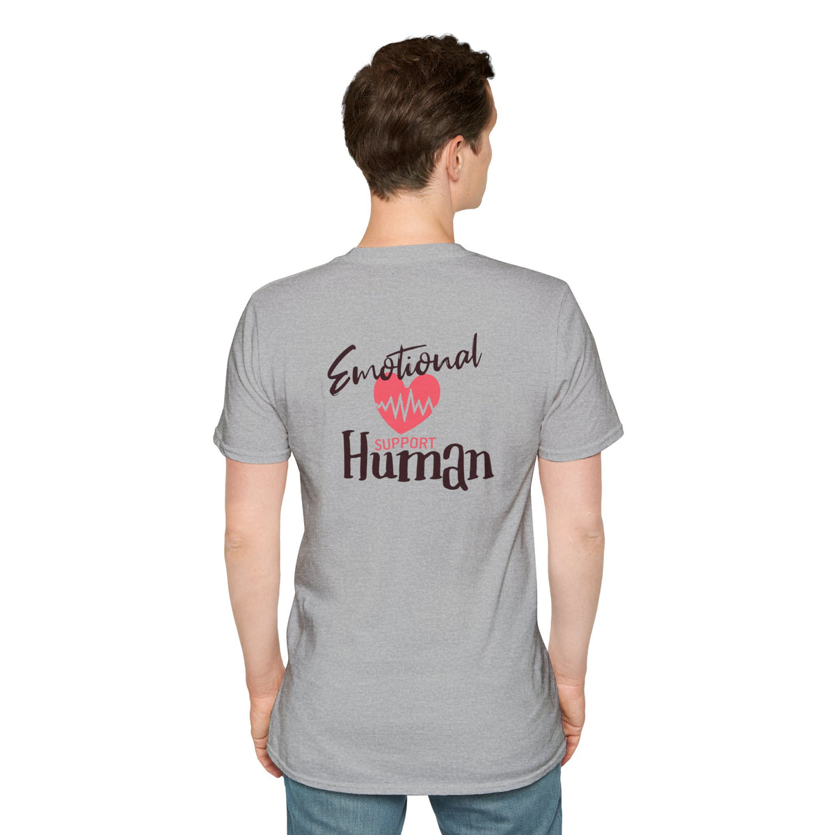 Emotional Support Human Free Hugs Unisex Softstyle T-Shirt