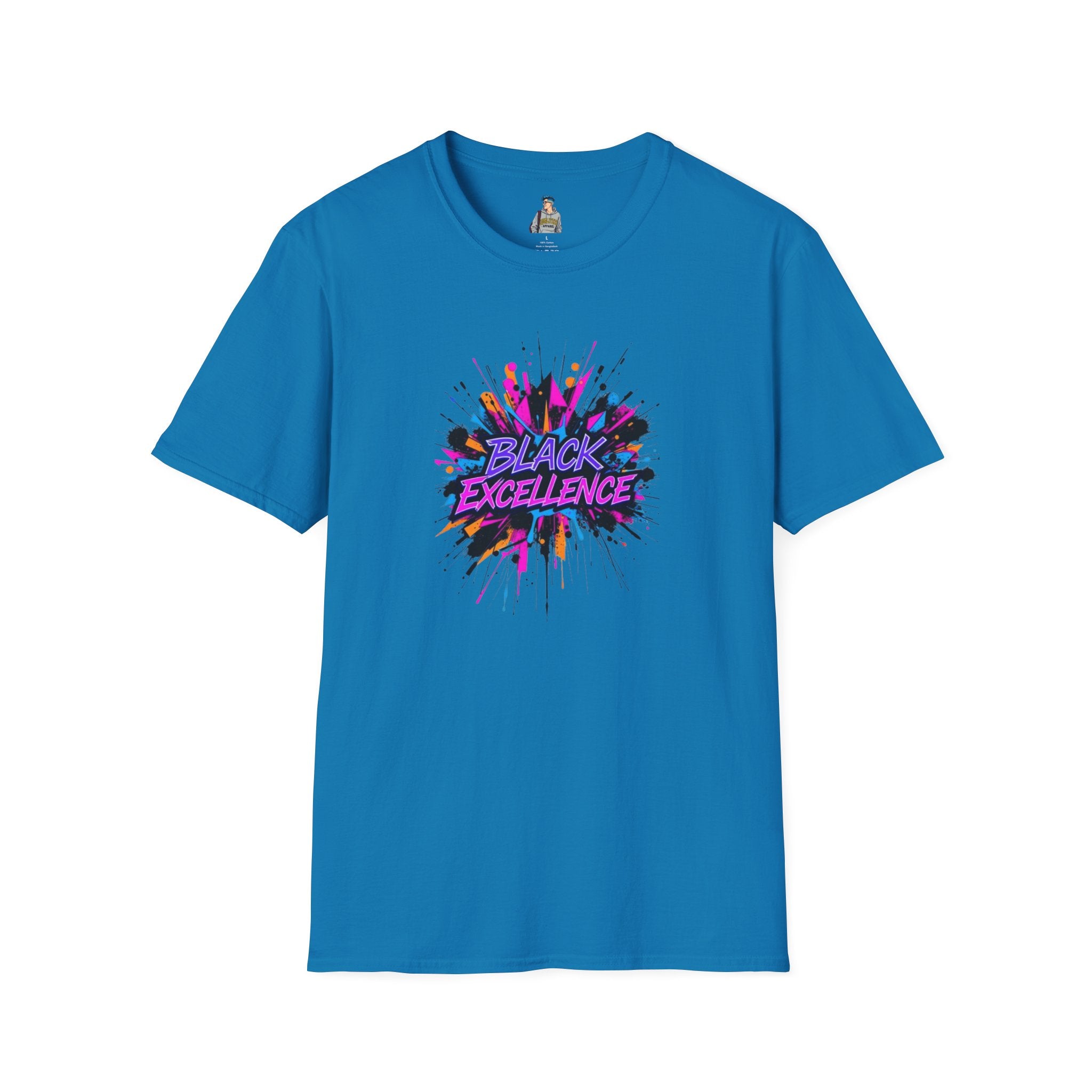 Unisex Softstyle T-Shirt - Black Excellence Graphic Tee
