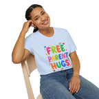 Free Parent Hugs T-Shirt — Colorful Affirming Pride