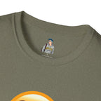 Unisex Softstyle T-Shirt with Eye Roll Emoji | Casual Graphic Tee for Everyday Humor