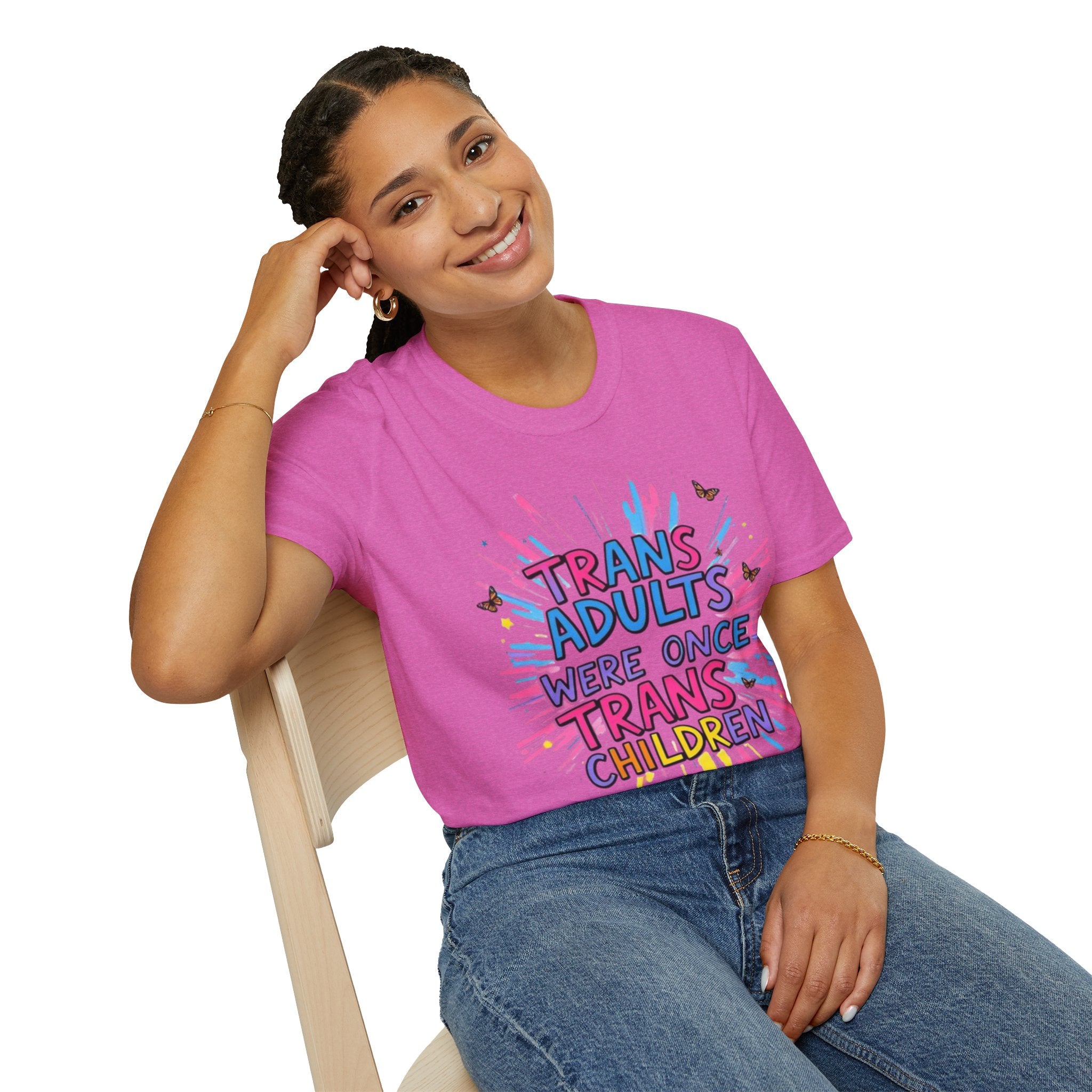 Trans Awareness Unisex T-Shirt, LGBTQ+ Pride Shirt, Gift for Allies, Feminist Apparel, Support Trans Rights