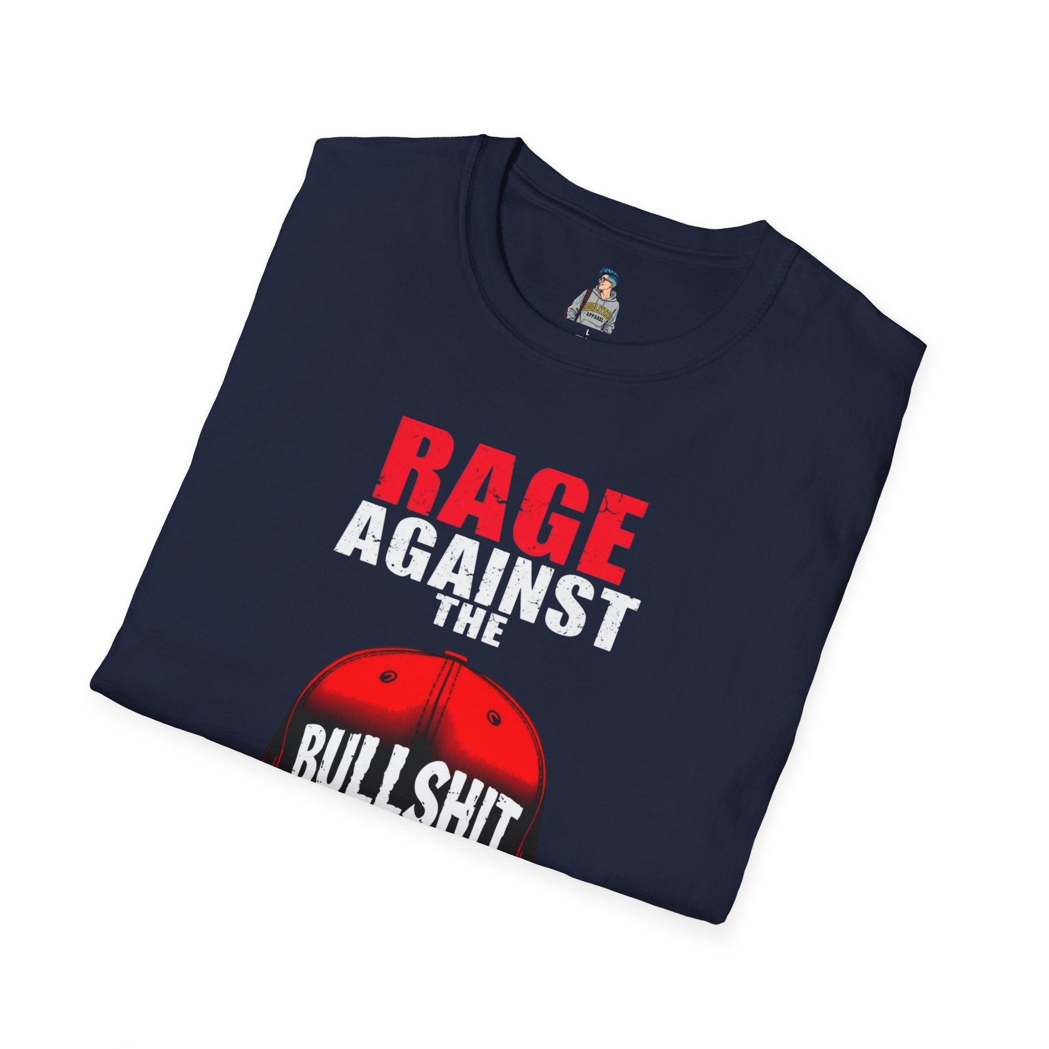 Unisex Softstyle T-Shirt - "Rage Against the BS" Graphic Tee
