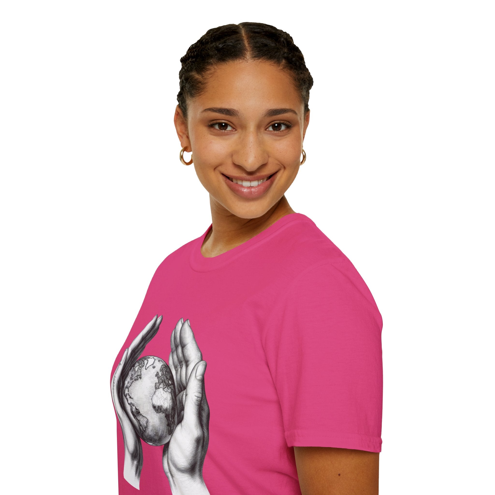Earth in Your Hands T-Shirt — Protect the Planet Graphic Tee