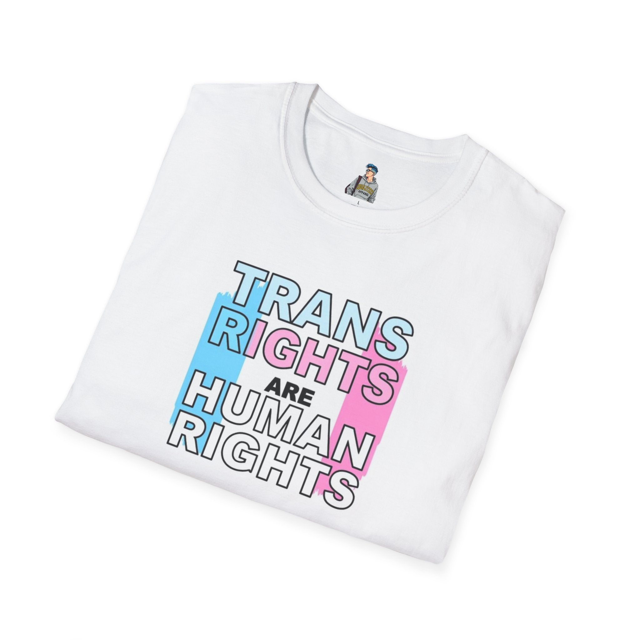 Trans Rights Unisex Softstyle T-Shirt - Support Equality & Trans Rights