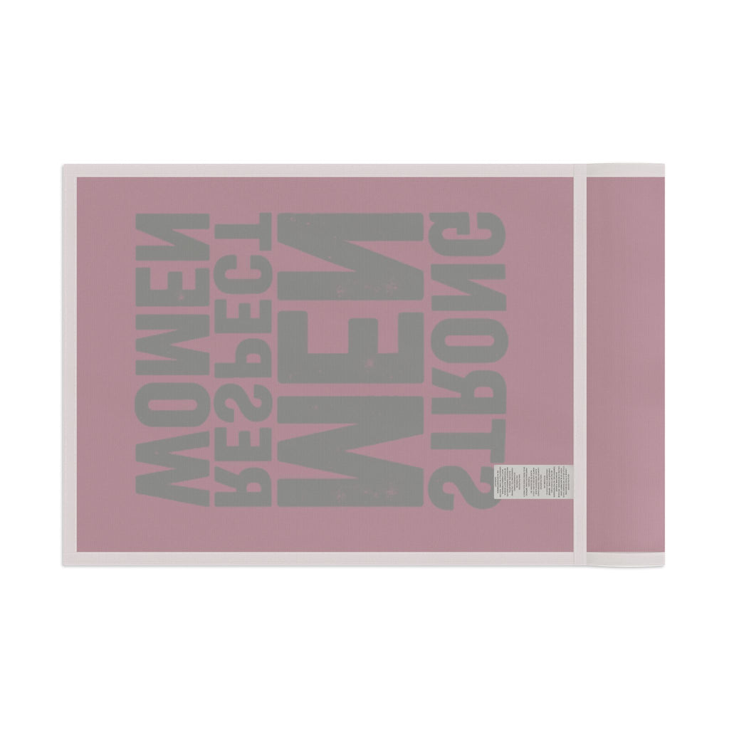 Strong Men Respect Women Protest Flag