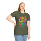 Free Parent Hugs T-Shirt — Colorful Affirming Pride
