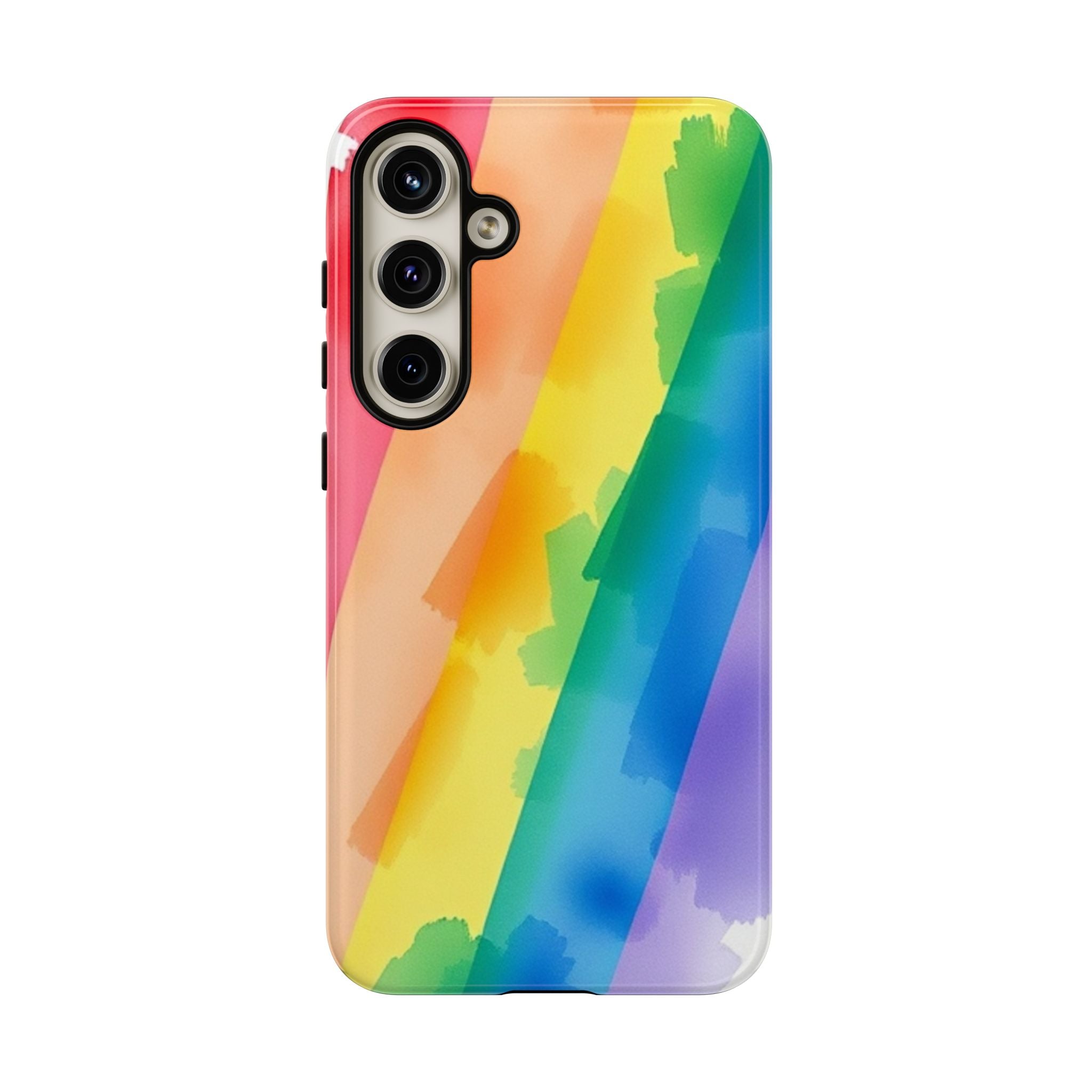 Rainbow Watercolor Art Tough Cases For Android & iPhone