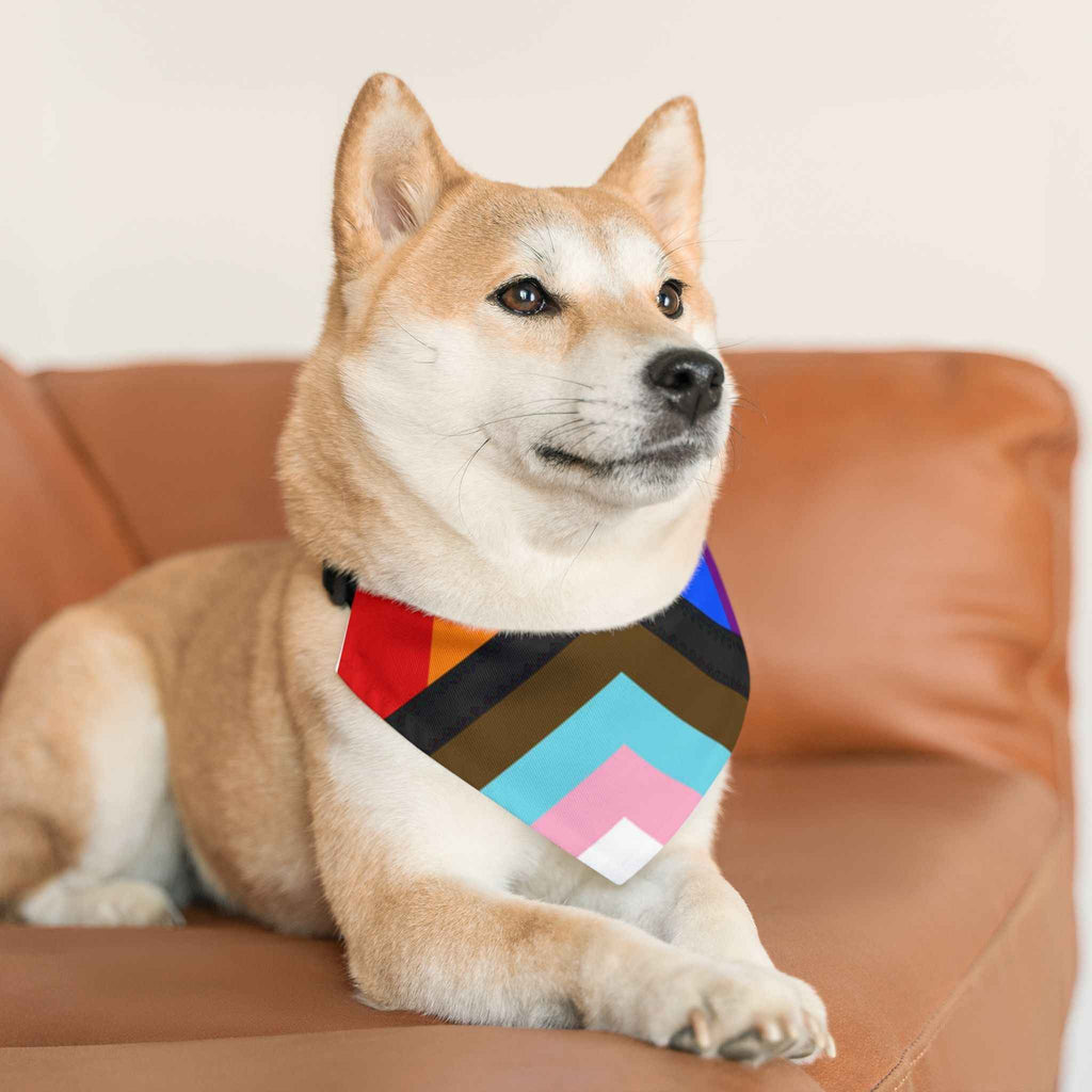 Inclusive Pride Flag Pet Bandana - Strut Your Mut