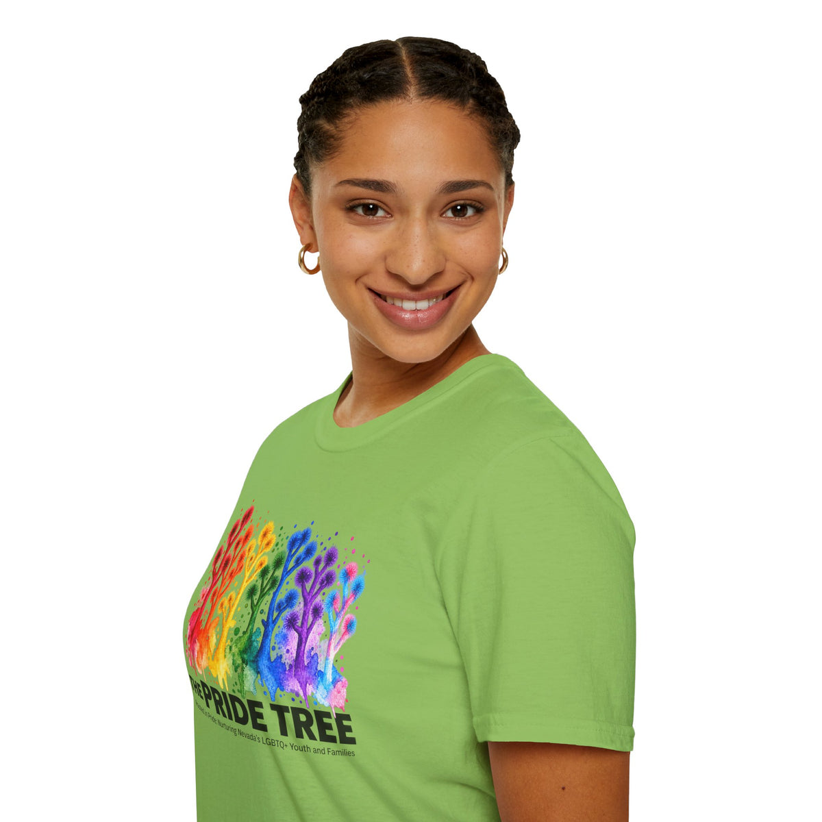 Pride Tree Las Vegas T-Shirt - Black Text