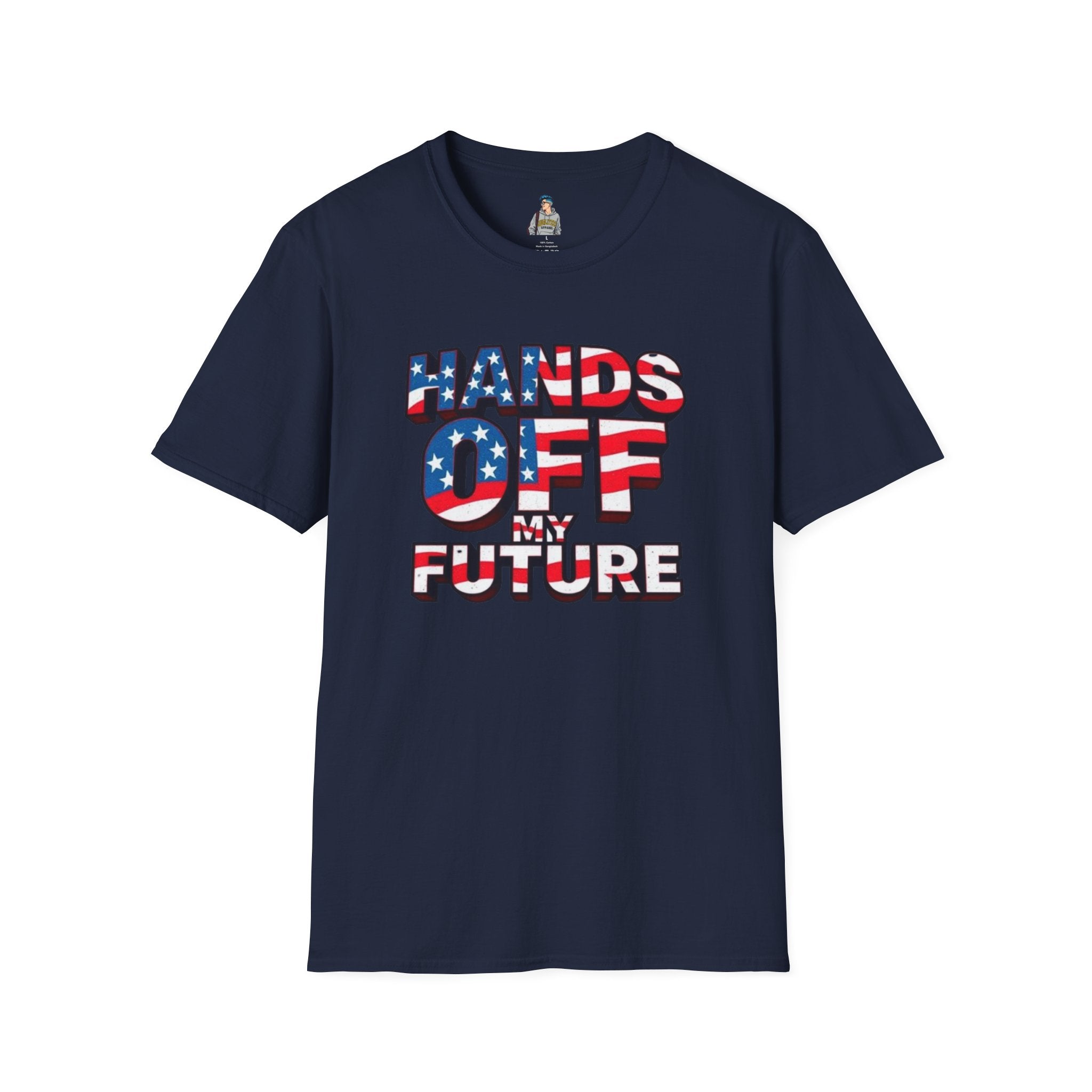 Hands Off My Future Political Statement Tee