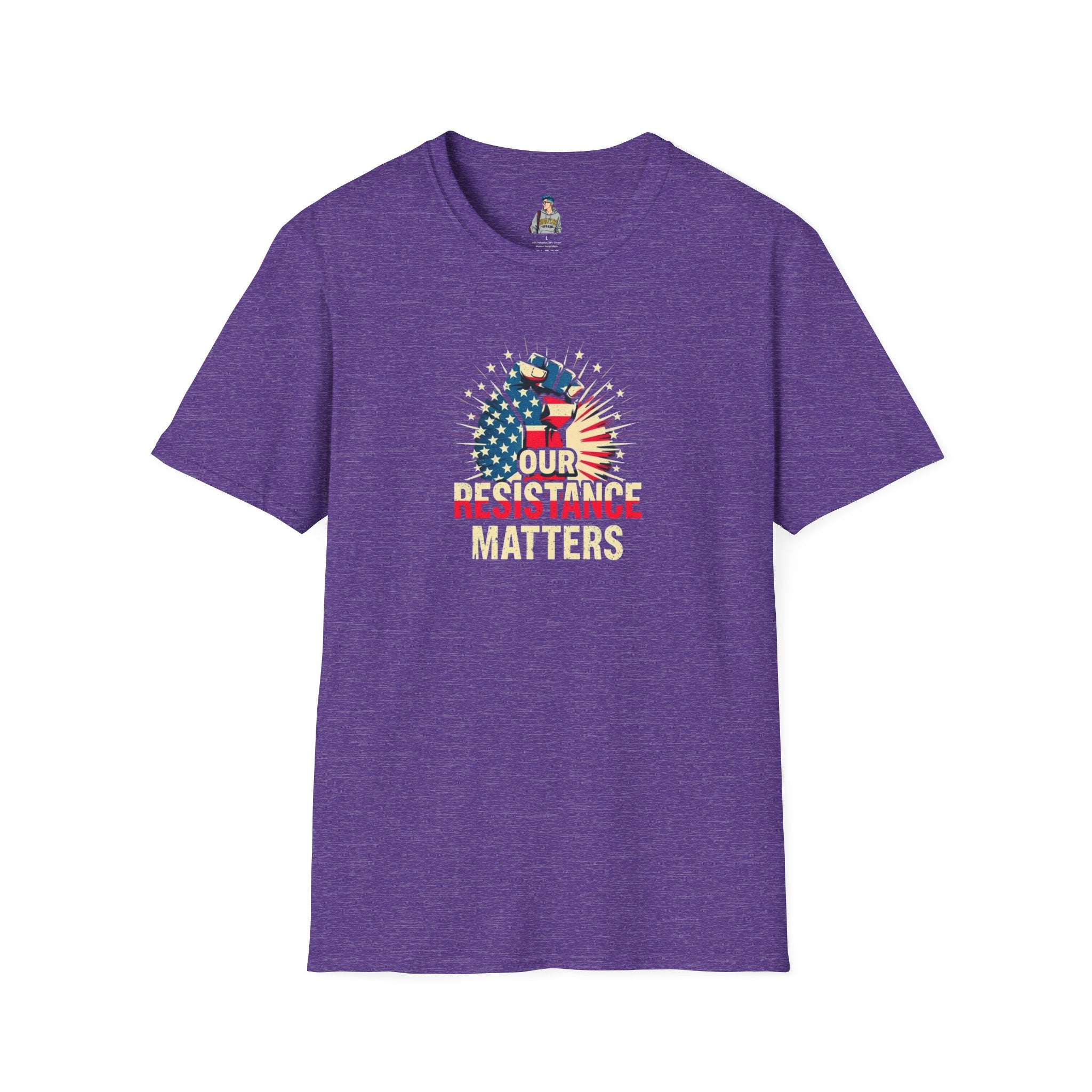 Patriotic Activism T-Shirt - Our Resistance Matters & Save Democracy Designs