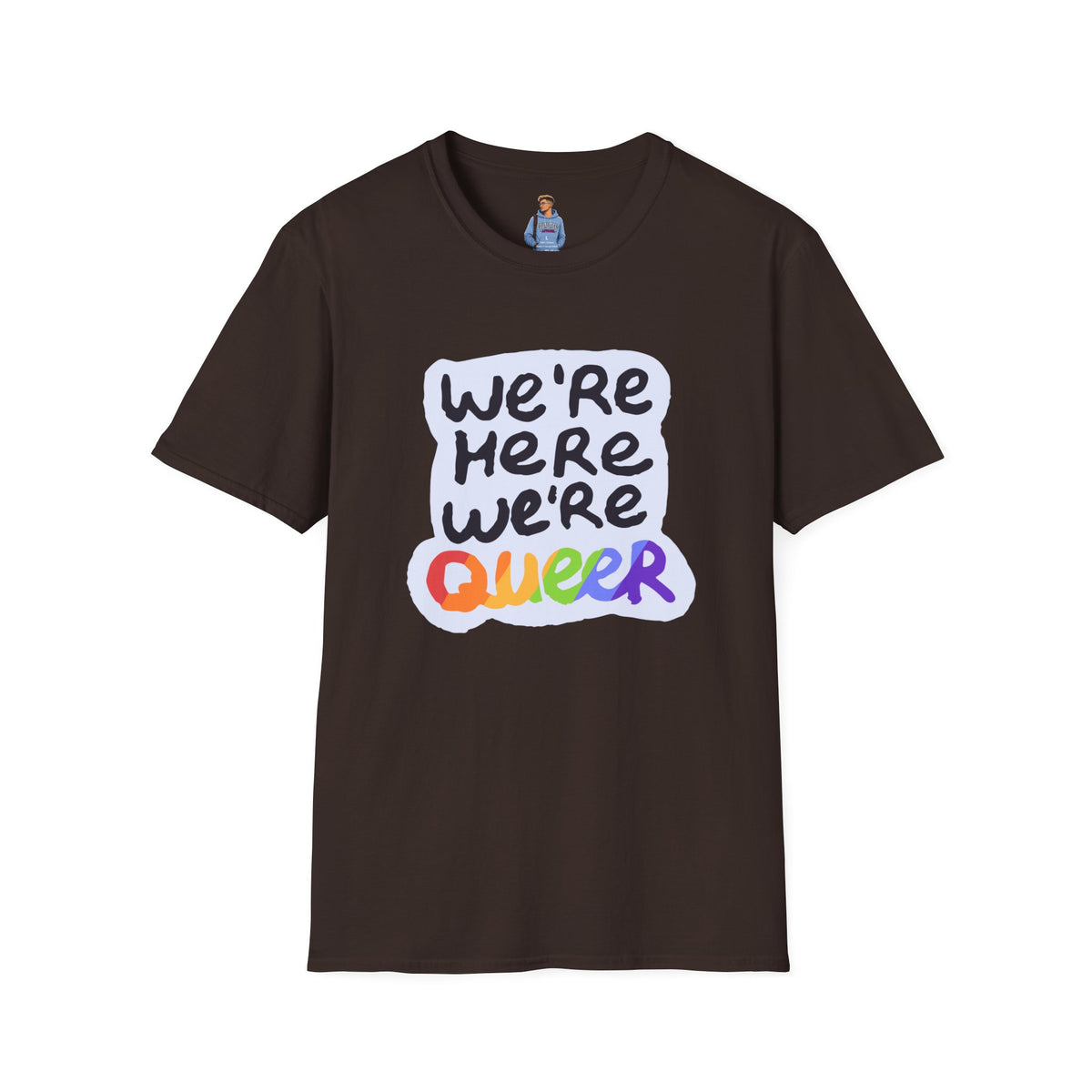 We’re Here We’re Queer Pride Tree Las Vegas T-Shirt
