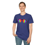 Rainbow Sunglasses Unisex t-shirt