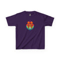 Colorful Fractal Lion Kids Heavy Cotton Tee