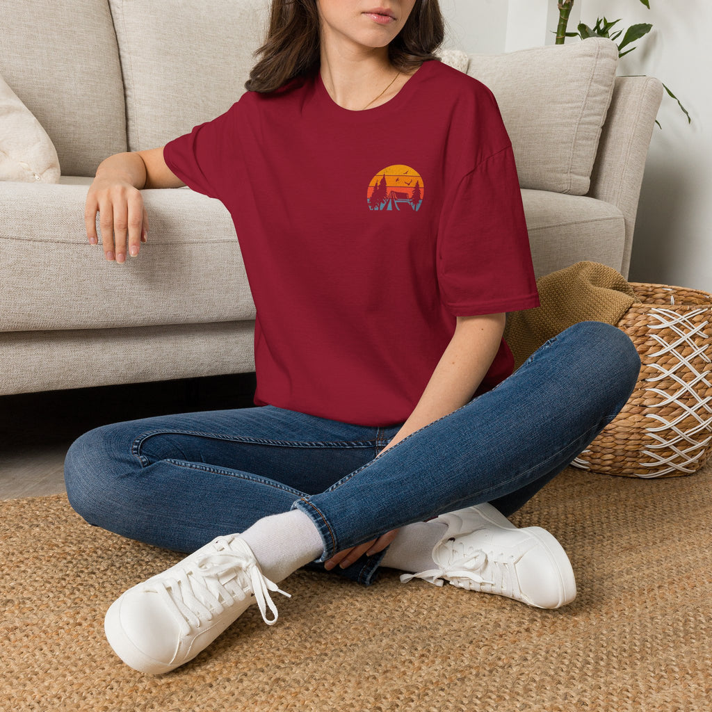 Unisex Softstyle T-Shirt - 'I'd Rather Be Camping' Adventure Tee
