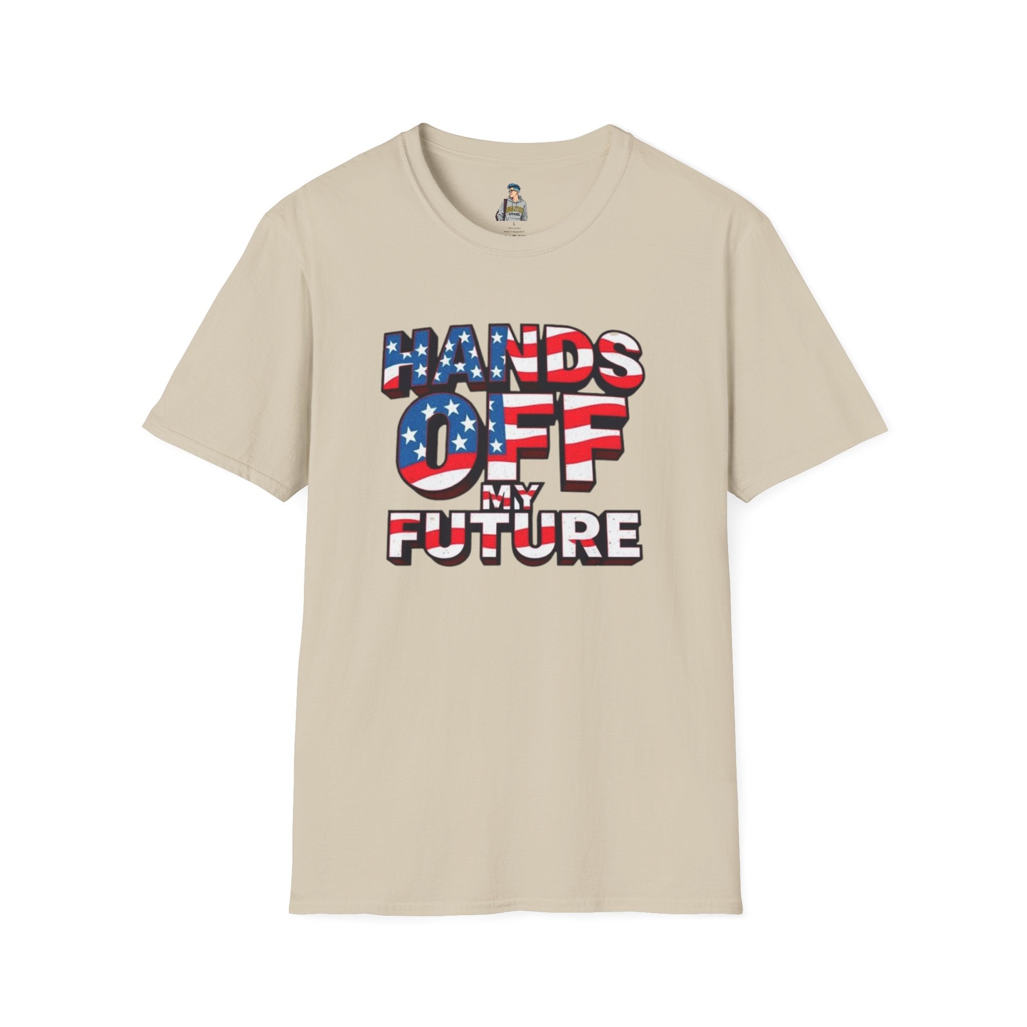 Hands Off My Future Political Statement Tee
