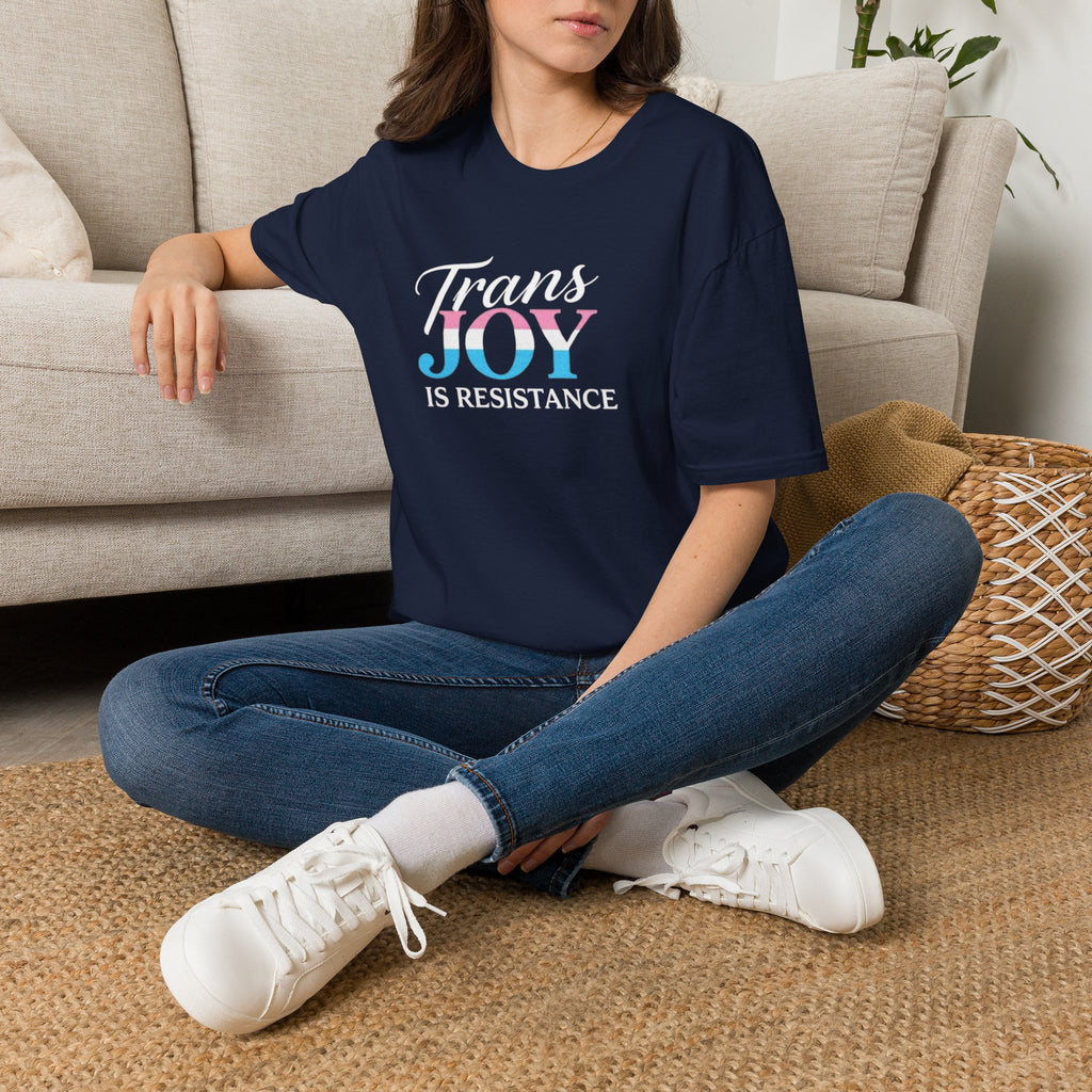 Trans Joy is Resistance Unisex T-Shirt - Celebrate Love and Empowerment