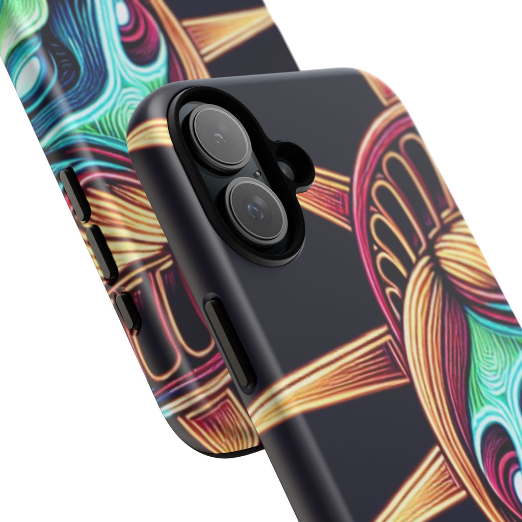 Statue of Liberty Neon Glowing Art Tough Case for Android & iPhone
