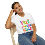 Free Parent Hugs T-Shirt — Colorful Affirming Pride