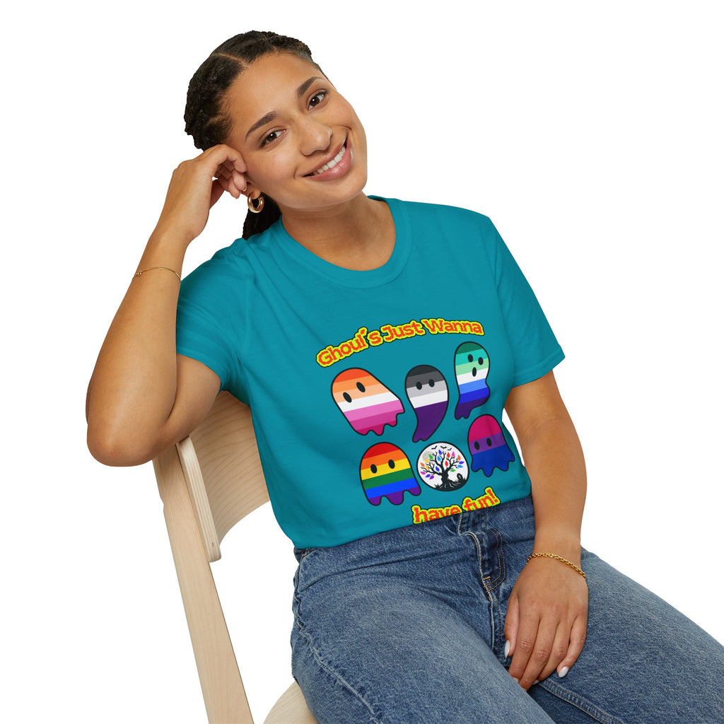 Ghouls Just Wanna Have Fun Pride Tree Las Vegas T-Shirt